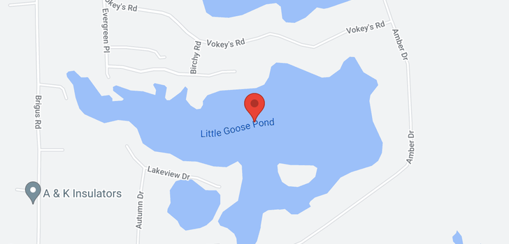 map of 11 Little Goose Pond